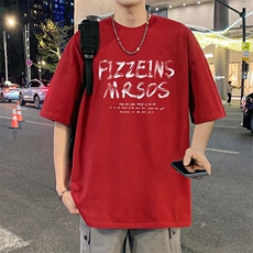 T853港风潮牌高街美式短袖T恤男夏季新款宽松重磅纯棉体恤，男装T恤，星座304A