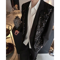 26春夏假两件男士亮片礼服西装外套xz181-p168,男装西服套装,电商B288,电商基地 26春夏假两件男士亮片礼服西装外套xz181-p168,男装西服套装,电商B288,电商基地