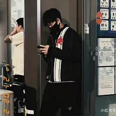 (网图)加厚加绒立领外套宽松男友风BF皮标夹克313B-KL52加绒-P135，男装夹克，星座313B