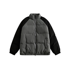 2025冬款立领插肩棉服（可二开）--MF6024，男装棉衣，电商S012（CATTEE）