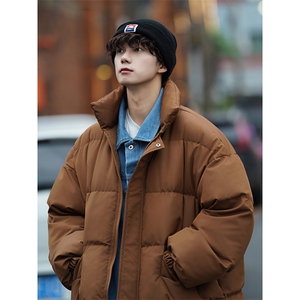 现货一万 抖音直播大 牛仔假两件大码棉衣情侣棉服 8218 P118图片