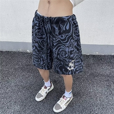 五分裤夏季潮青春流行休闲裤时尚潮牌文艺男直筒宽松型原宿，男装休闲裤，星座716-3