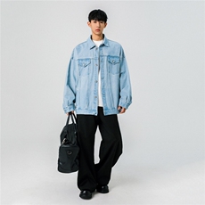25款抖音品质牛仔夹克宽松韩版工装潮流水洗外套N999/P98148，男装夹克，星座202