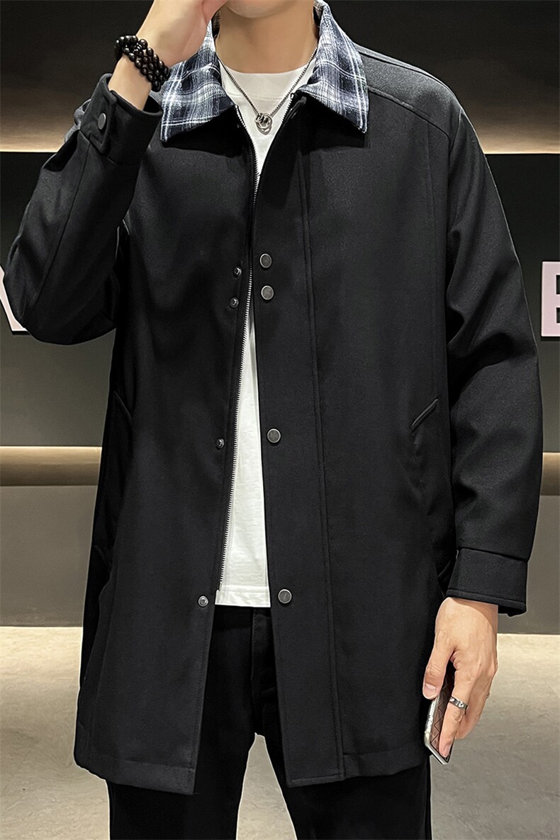秋季现货大码宽松休闲外套8569-P80控169大码元,男装风衣,星座209