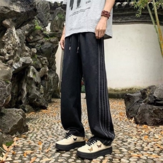 D48-P40三条杠冲锋裤子男春秋美式户外机能防水登山裤子休闲长裤，男装休闲裤，星座603-2
