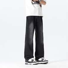 渐变色微喇牛仔裤男款美式高街vibe裤子微喇310A-4-JY-J901-P40，男装牛仔裤，星座310A-4