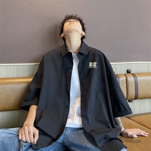 量大优 供视频   冰丝短袖衬衫男DXC512-特p25图片
