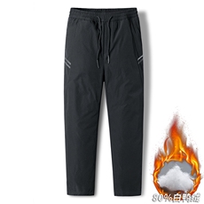 冬季羽绒裤男女加厚御寒防风白鸭绒保暖裤K06653-P105，男装棉裤，星座308B-2
