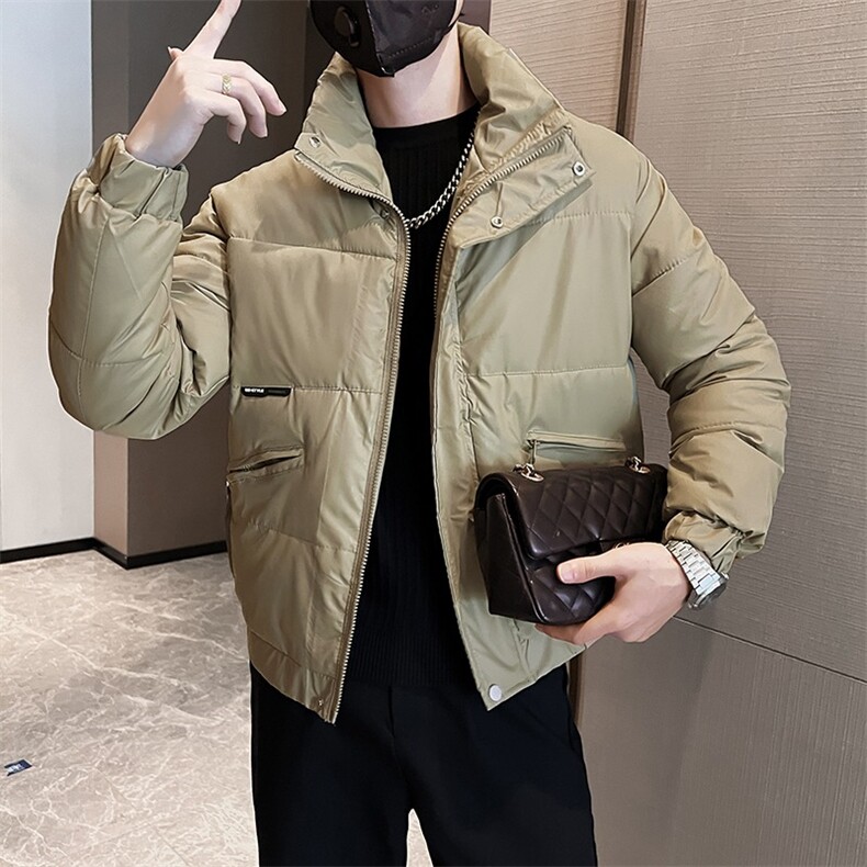 秋冬新款潮流男士棉衣防寒上衣外套休闲商务轻奢棉衣,男装棉衣,星座1013