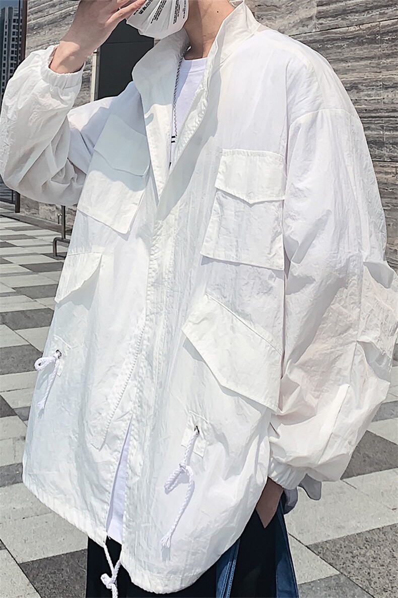 F1029/P45防晒衣夏季户外薄款工装夹克男士透气大码外套防晒衫服,男装夹克,电商A141