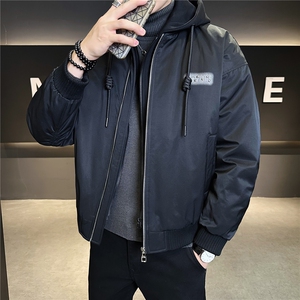 M-4XL B353 3306 P220 黑可拆帽2025羽绒服【标50控活动价338】图片