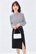 2021秋季新款爱心点衬衫，女装衬衫，秋子丰色(3F)