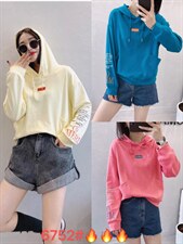 秋季戴帽长袖卫衣帽，女装卫衣/绒衫，薰衣坊