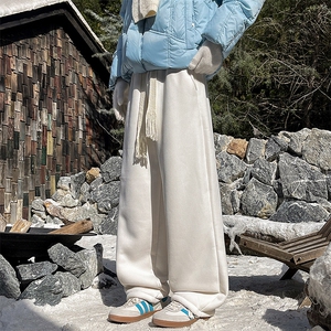 8XL-M 羊羔绒卫裤男加肥加大码加厚加绒运动裤男胖子9029特38图片