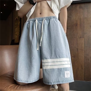 青春流行ins男直筒水洗牛仔裤QN38 P36图片