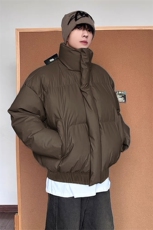 网图2025冬季新款立领棉衣男女款短款保暖面包服外套-A2286TP99，男装棉衣，电商B241