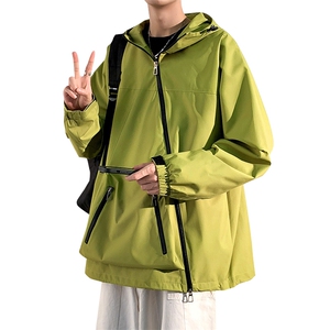 2024春季新款现货户外连帽夹克男 冲锋衣外套JK7704 -P75图片