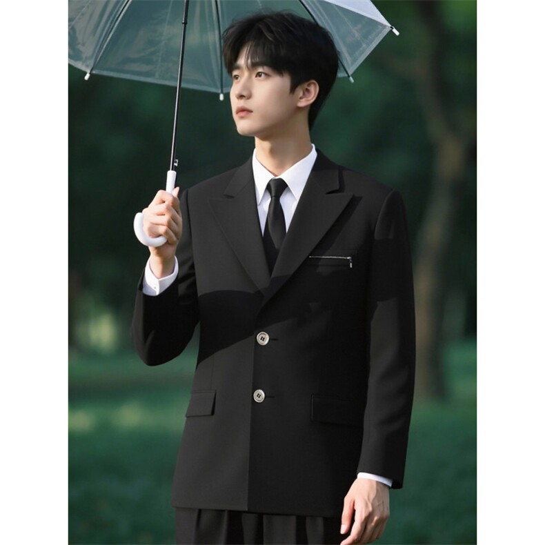 英伦风商务西服外套男西装修身时尚婚礼西服大码S-5XLJAK017P68,男装西服套装,星座1013-1