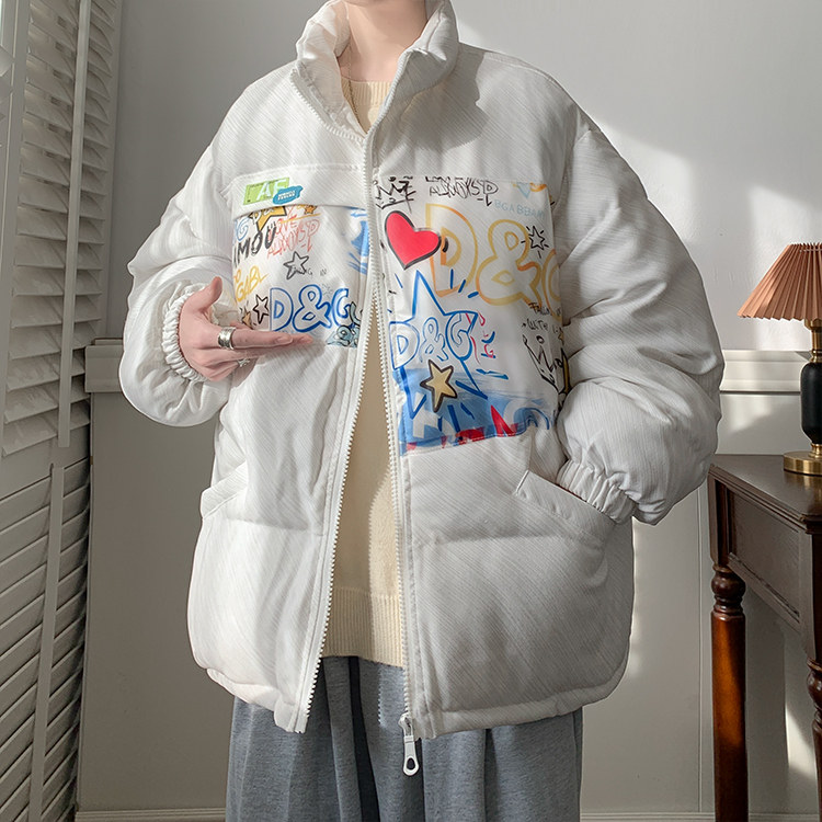 已出货！主推小清新面包服立领棉衣情侣装可爱韩版1611B-M05-P128,男装棉衣,星座1611B