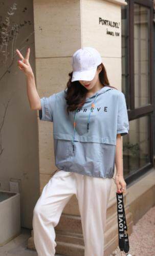 夏季小衫，兰色，粉色，白色。，女装，英雅姿秀