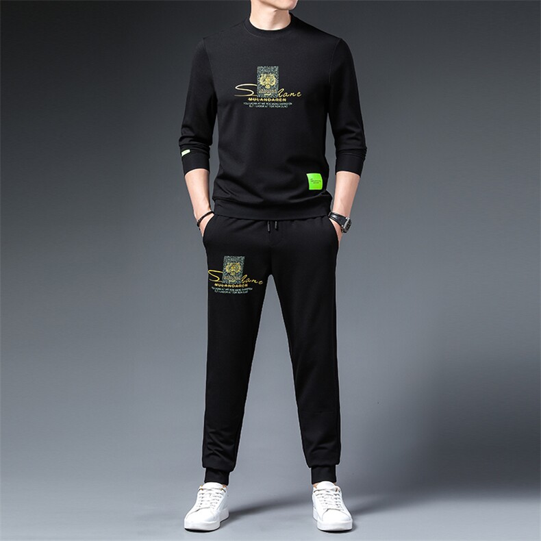 CA9812钱塘2020-2春秋新款时尚休闲帅气中青年男士套装P152,男装休闲套装,钱塘207-2