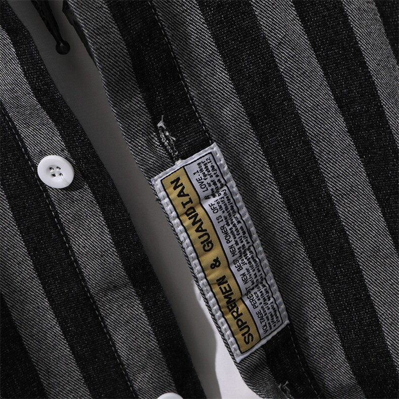秋季流行男牛仔衬衣宽松休闲长袖衬衫外套XZ310B-3-CY952-P60,男装衬衫,星座310B-3