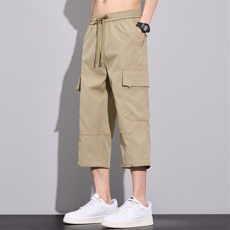 美式七分裤男士夏季新款痞帅户外运动休闲工装短裤男Z2537-P40,男装牛仔裤,星座509