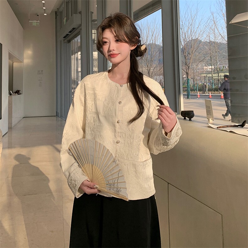 新款上新2025新中式刺绣重工时尚外套女-89007-208A-P150-K255,女装短外套,浙宝208A