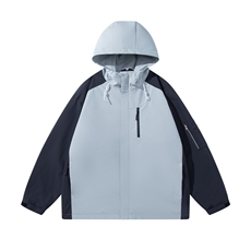 秋季新款二开宽松夹克男撞色冲锋衣外套DSA157B-JK7839-特P65，男装夹克，电商A157B