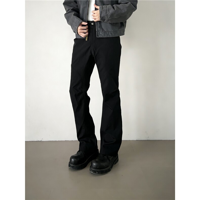 美式户外褶皱设计冲锋裤男防风徒步登山裤子防水耐磨CF157-P50，男装休闲裤，星座310A-4