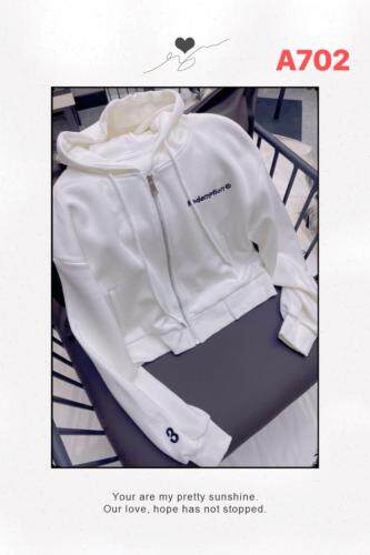 2021新款字母开衫卫衣，女装卫衣/绒衫，优彩