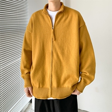 秋冬季新款开衫毛衣外套韩版宽松休闲慵懒风加厚针织衫，男装针织衫/毛衣，星座410-7