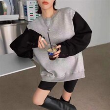 拼西装袖卫衣，女装西装，DLI.DODO 豆豆