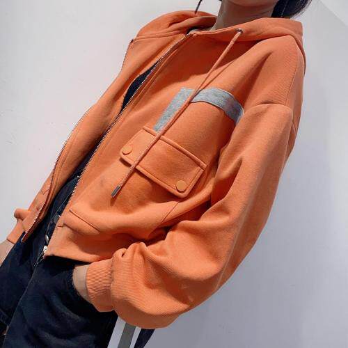 设计款后背刺绣卫衣外套，女装卫衣/绒衫，姚姚家