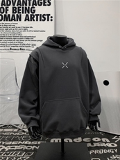 XZ809A/5WW03/P65/控78华棉设计感连帽印花卫衣，男装卫衣，星座809A(原222-1)