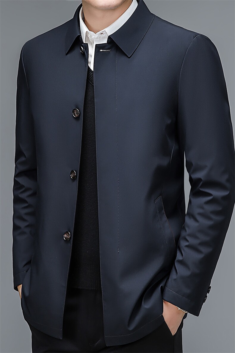 BEYR22988钱塘2020-2中年男士商务休闲冬季厚款翻领羽绒服P175,男装羽绒服,钱塘207-2