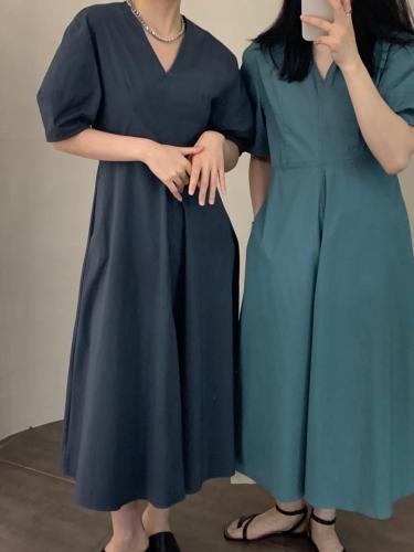 修身显瘦中长款连衣裙,女装连衣裙,mm+ 里墨恩