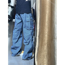 【网图有货】条纹工装牛仔男款夏季美式复古裤子KZ23CC-特P58，男装工装外套，星座1007（原301D）