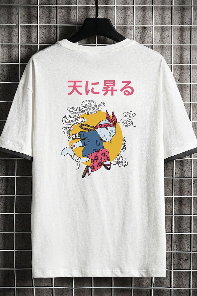JT55012-P25假两件短袖t恤男大码胖子半袖体恤半截袖网格挂拍,男装T恤,电商A040A