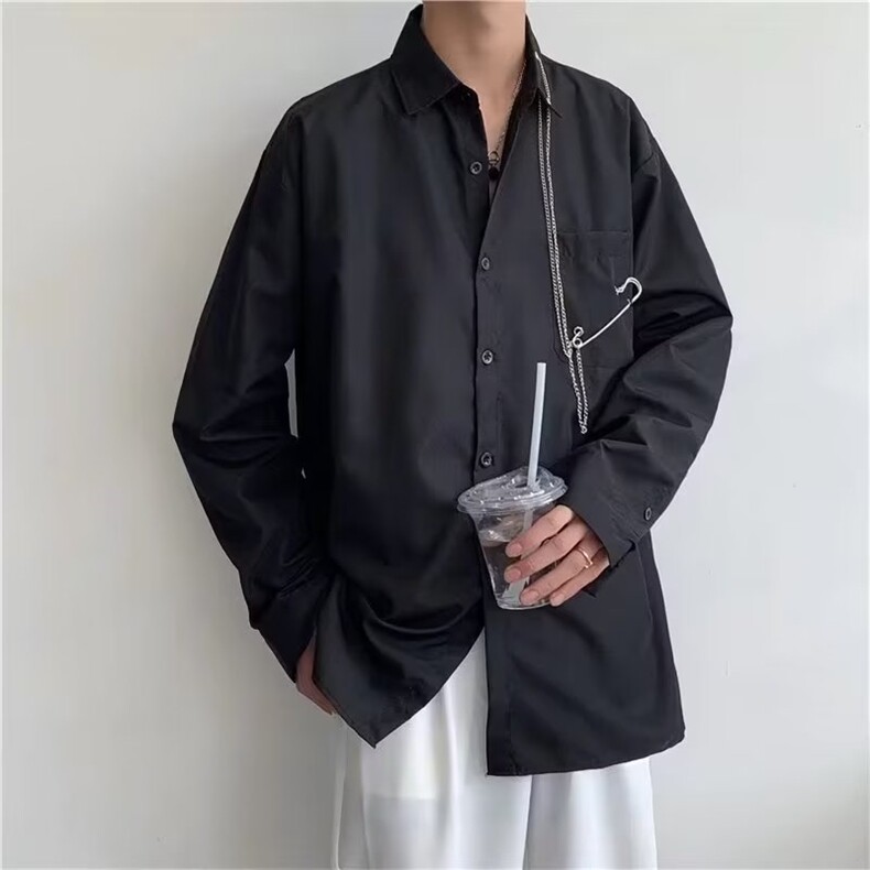 男秋季新款长袖衬衫外套送项链CX038P32,男装衬衫,星座1116-2