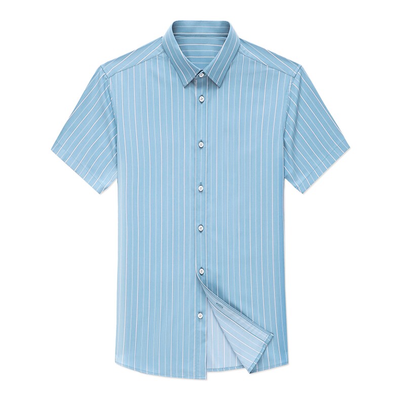 AD22108钱塘2020-3夏季男士商务休闲精品短袖条纹衬衣P60,男装衬衫,钱塘207-3