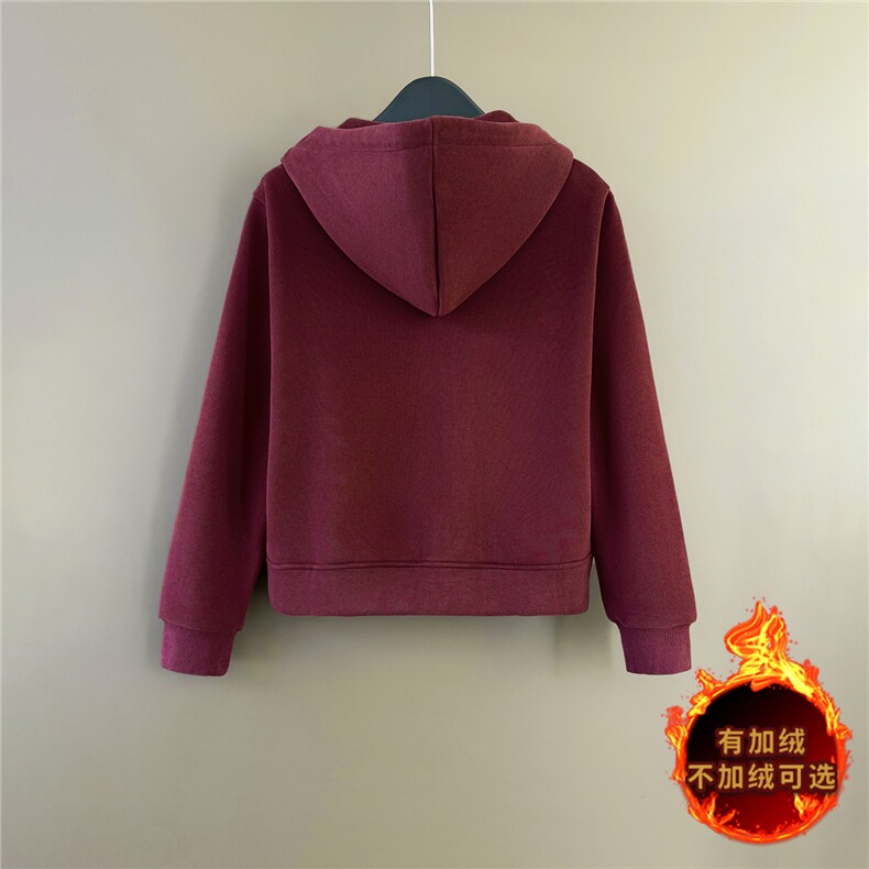 休闲运动时尚套装女秋冬新款高级感气质拉链连帽卫衣直筒裤两件套,女装套装/套裙,江南