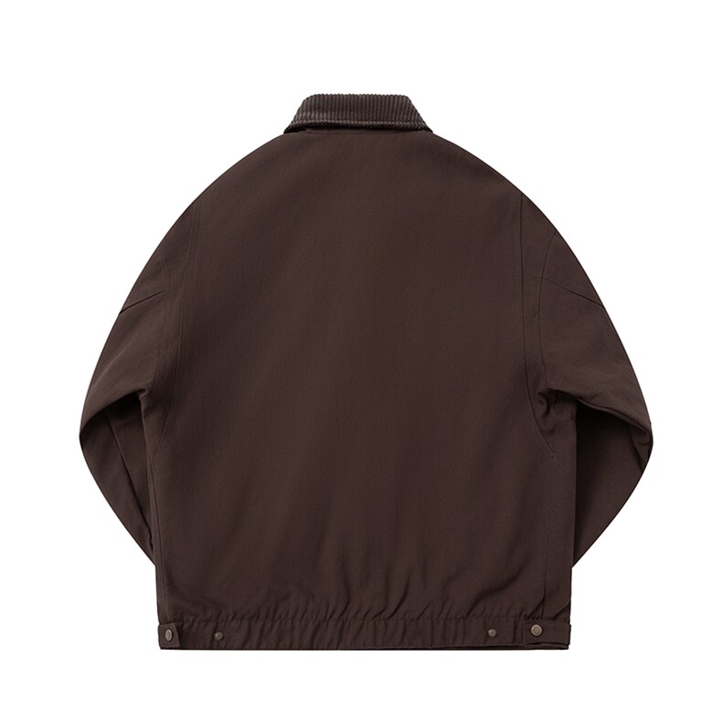 现货4色翻领秋冬飞行服棉服情侣装夹克复古外套,男装夹克,电商A105