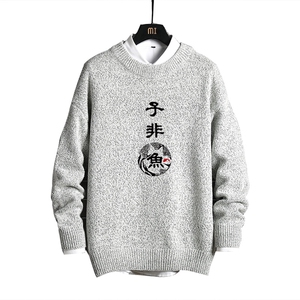M19070-P45 加绒款-P65 加厚加绒毛衣男大码毛线衣男针织衫男线衫图片