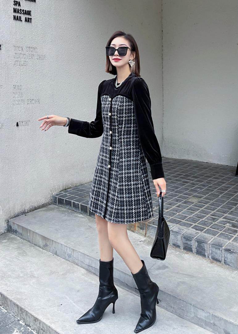 （现货）连衣裙，女装连衣裙，伊娜蕾尔