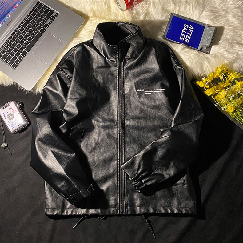 潮流夹克潮男春季皮衣外套WT35P60,男装夹克,星座1116-2