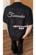 自制~小香风浮雕短袖t恤设计感小众重磅半袖上衣DX088P50，男装T恤，星座908