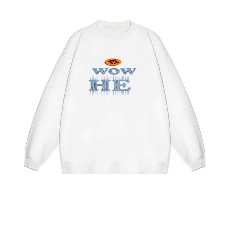 2025年秋季套头长袖时尚百搭通勤简约休闲，女装卫衣/绒衫，花可