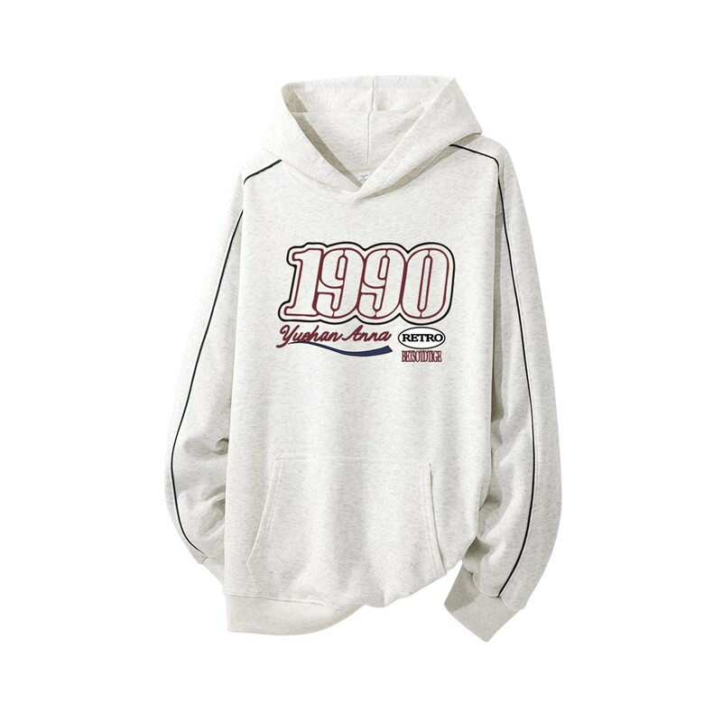 得物供货、复合重磅420克现货连帽卫衣宽松HD019-1-WYT25235-P45图片