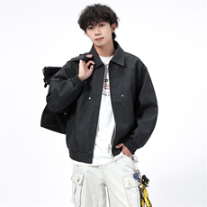 得物二开简约经典高级休闲百搭潮夹克外套男2025秋季JK1243-P90，男装夹克，星座1103-3